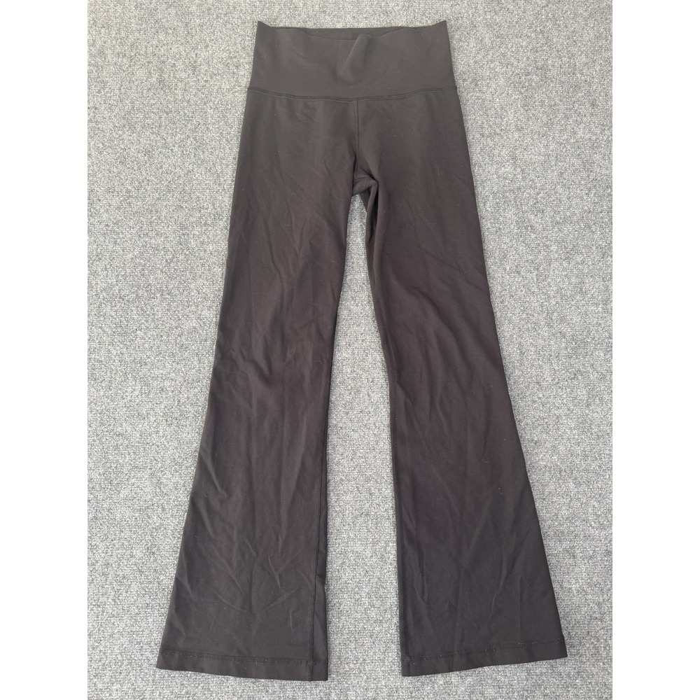 Lululemon Groove High Rise Flared Pants Leggings Womens 4 Black 30" EUC